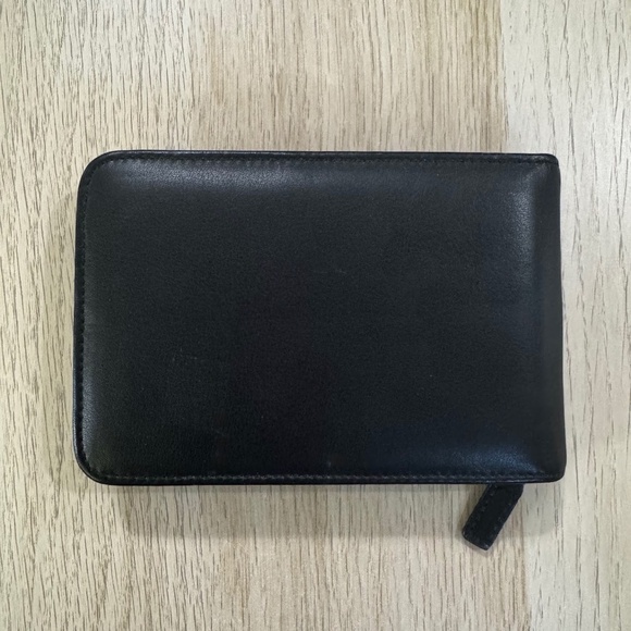 COACH Vintage Black Leather Zipper Palm Pilot Case / Wallet Pouch - Picture 9 of 12